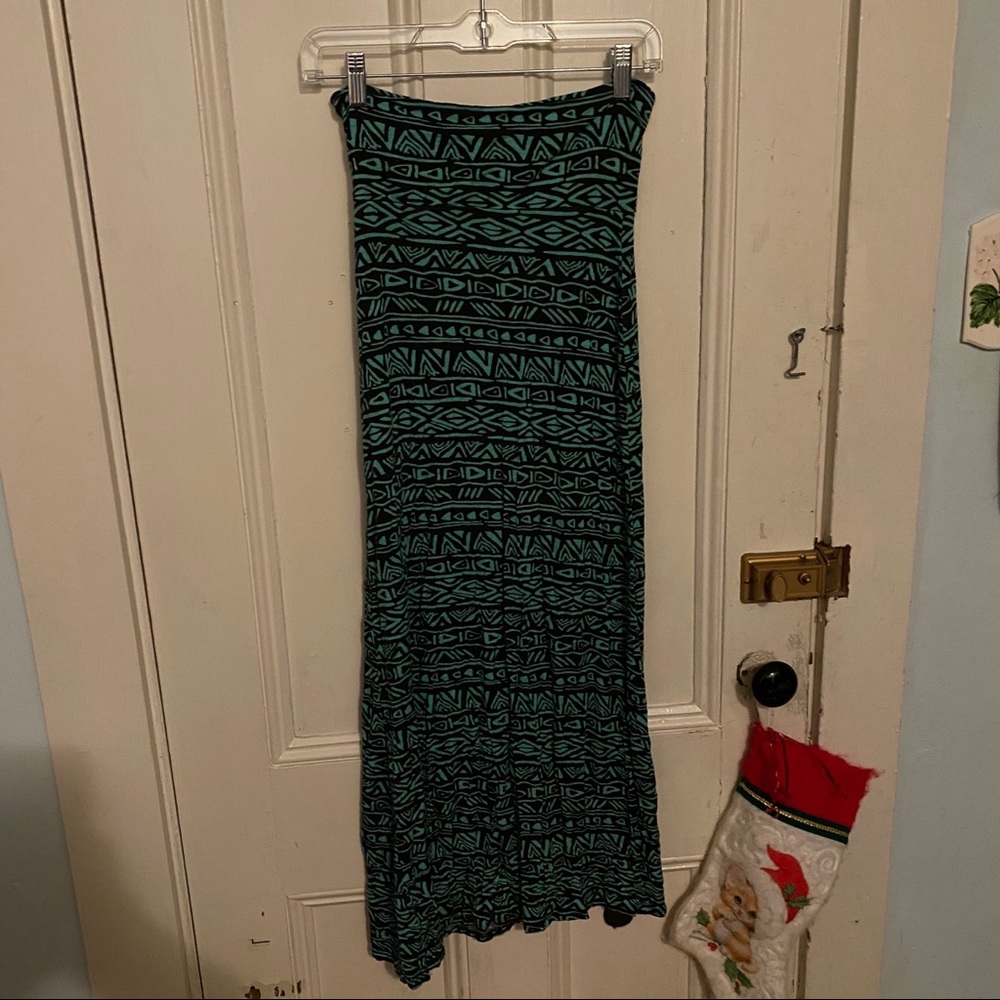 Tribal Looking Maxi Skirt